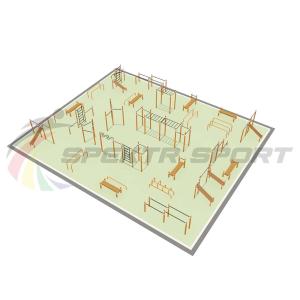 Купить Парковая площадка для Воркаут и WRK 6_76mm в Чегеме 