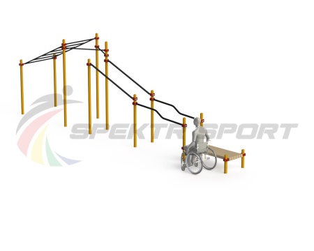Купить Спортивный комплекс для инвалидов-колясочников WRK-D22_76mm в Чегеме 