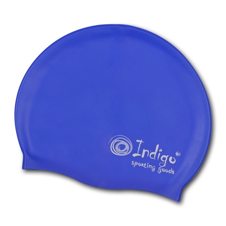 Купить Шапочка для плавания силиконовая Indigo однотонная  в Чегеме 
