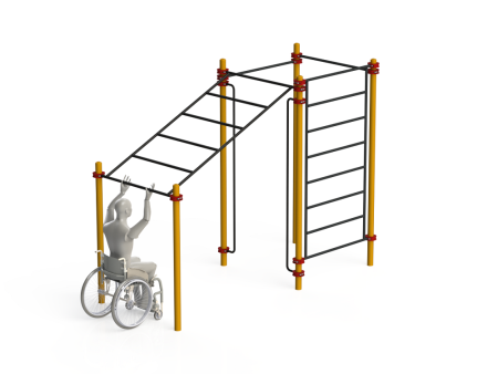 Купить Спортивный комплекс для инвалидов-колясочников WRK-D15_76mm в Чегеме 