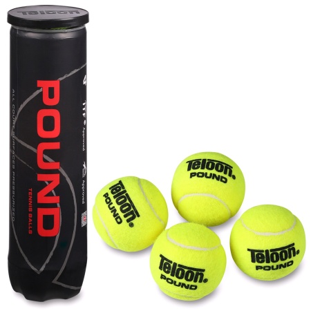 Купить Мяч для большого тенниса Teloon 828Т Р4  (4 шт) в Чегеме 