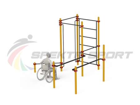 Купить Спортивный комплекс для инвалидов-колясочников WRK-D18_76mm в Чегеме 