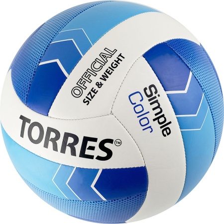 Купить Мяч волейбольный Torres Simple Color любительский р.5 в Чегеме 